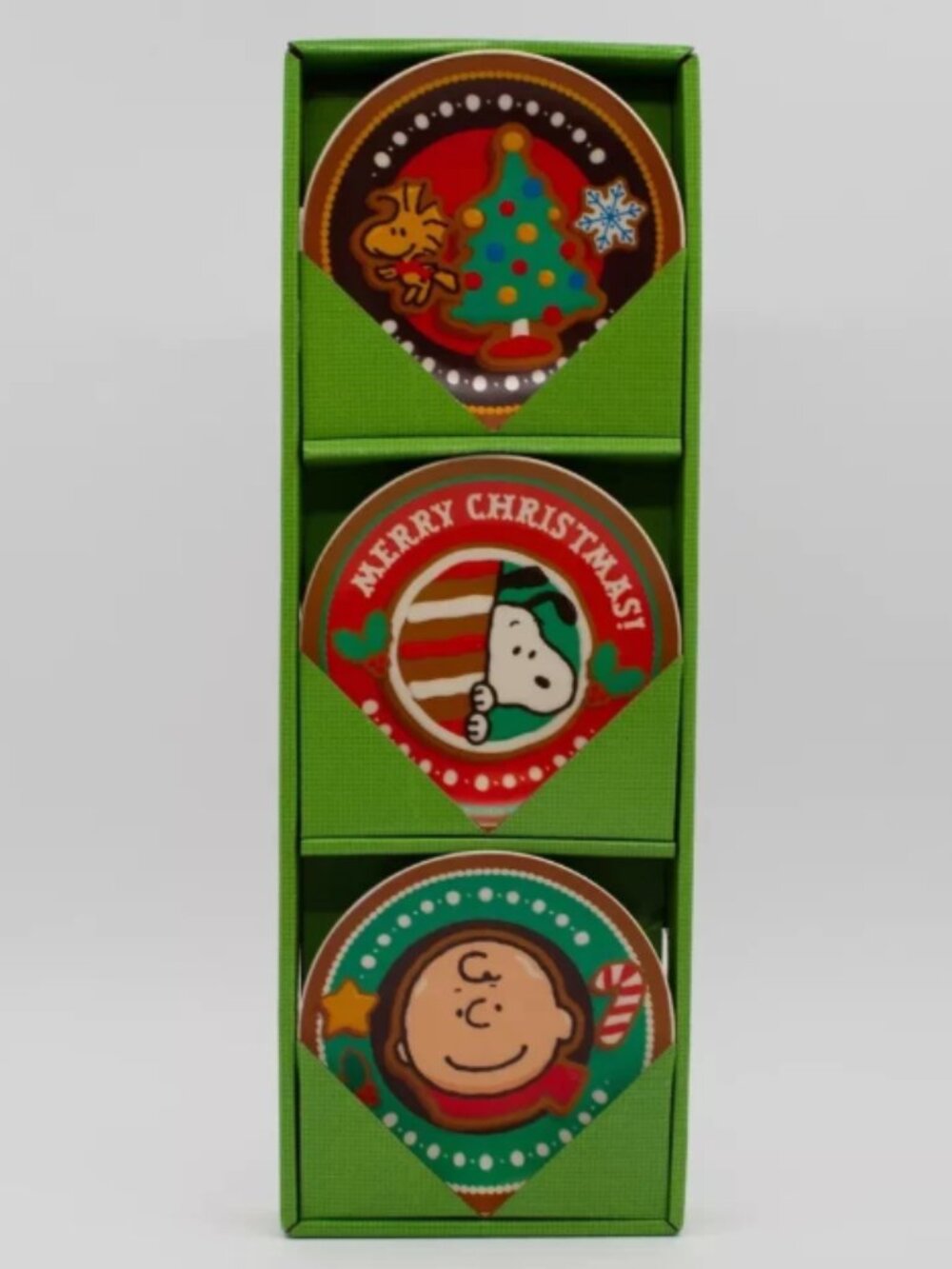 Peanuts Snoopy Woodstock Charlie Brown Decorative 3pc Display Plate Set Hanging